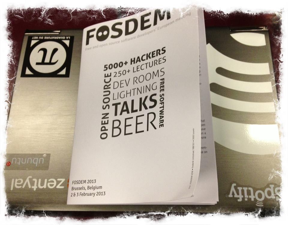 Libreto con las charlas de la FOSDEM 2013.